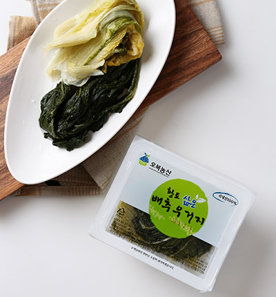 삶은 배추우거지 300g