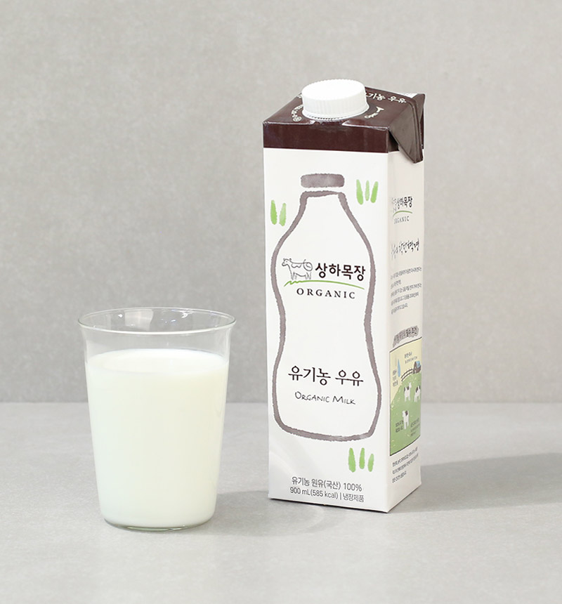 상하목장 후레쉬팩 유기농우유 900ml (소비기한 24/05/19)