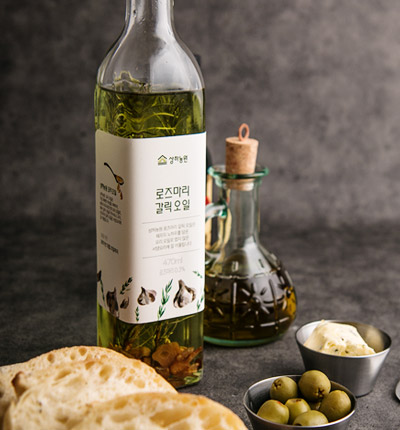 상하농원 로즈마리갈릭오일 470ml