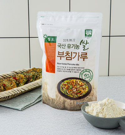 청오건강 유기농 부침가루 300g
