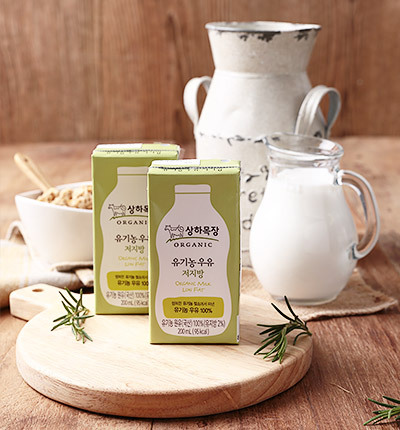 상하목장 유기농우유 저지방 200ml*6ea