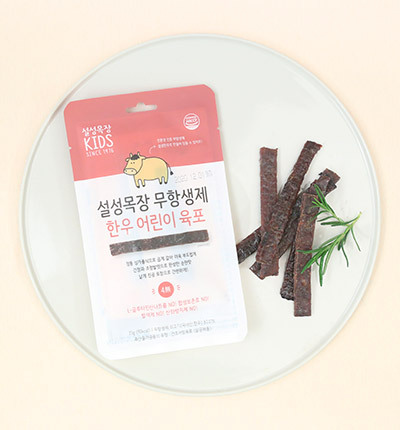 설성목장 한우 어린이육포 25g