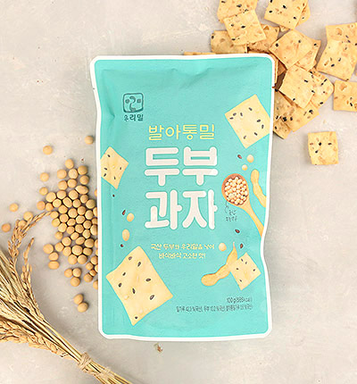 우리밀, 발아통밀 두부과자