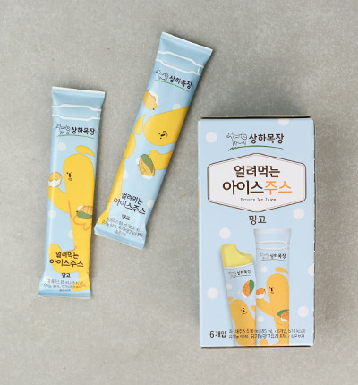 상하목장 얼려먹는 아이스주스 망고 85ml*6ea