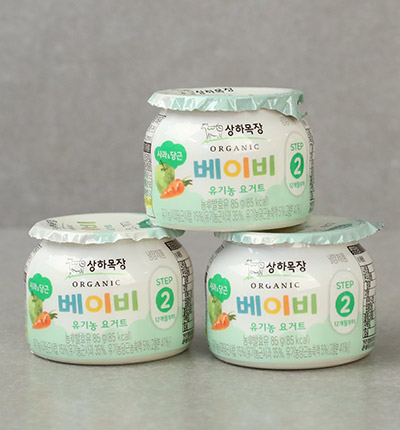 상하목장 베이비 유기농 요거트 사과당근 (85g*4입)