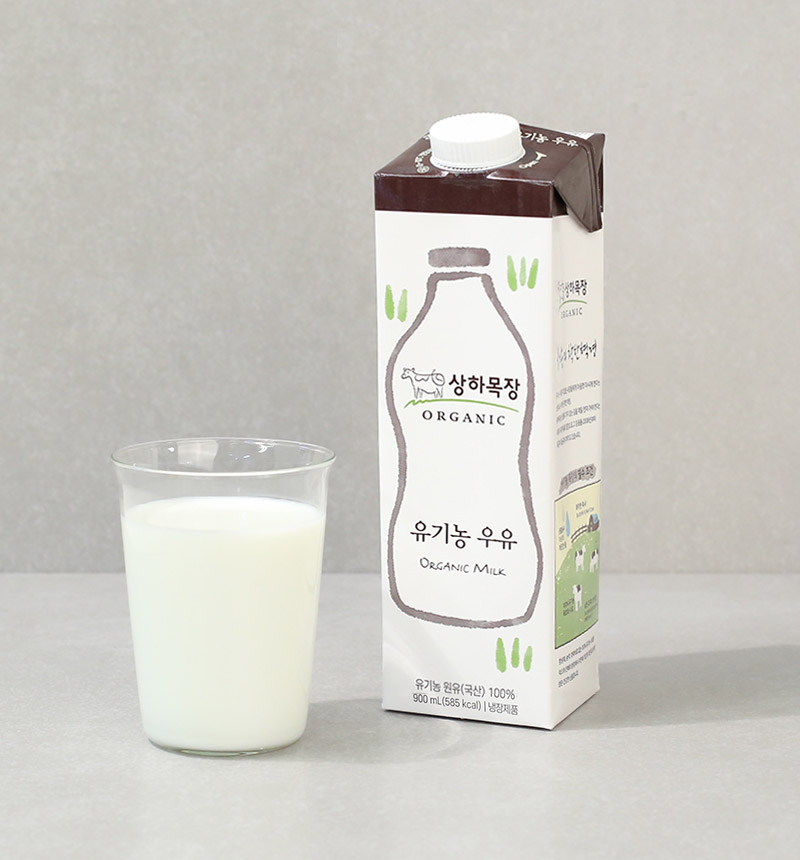 상하목장 후레쉬팩 유기농우유 900ml (소비기한 25/05/29)