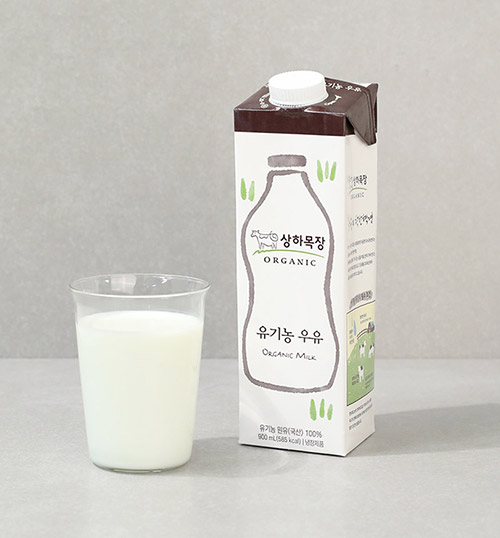 상하목장 후레쉬팩 유기농우유 900ml 