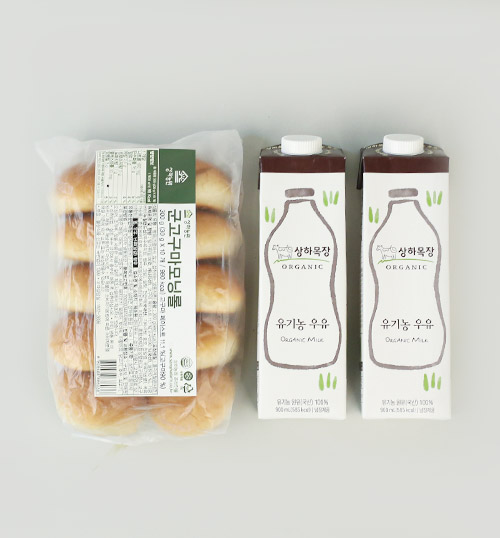 군고구마 모닝롤 300g + 후레쉬팩 유기농 우유(900ml*2팩) 정기배송