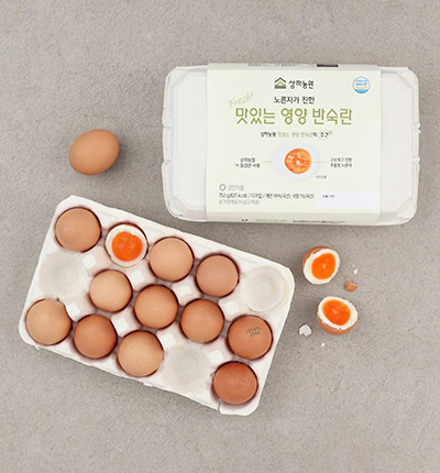 상하농원 맛있는 영양 반숙란 15입(소비기한 24/04/21)