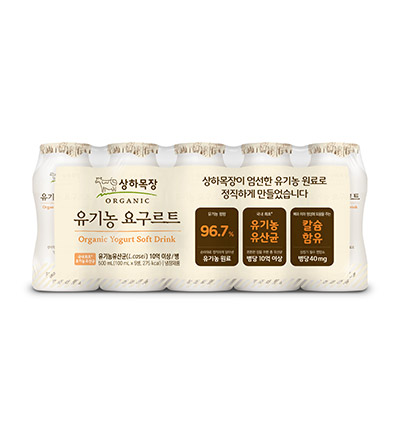 상하목장 유기농 요구르트 100ml X 5병