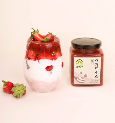 상하농원 요거트 소스 딸기 480g