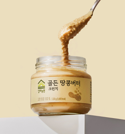 상하농원 골든 땅콩버터 크런치 220g