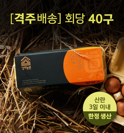 [격주배송][40구] 진유정란 정기배송 (총12회)